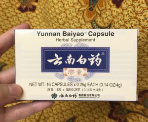 Yunnan Baiyao capsules. Copyright © 2016 by Alcantara Acupuncture & Healing Arts. All rights reserved. 